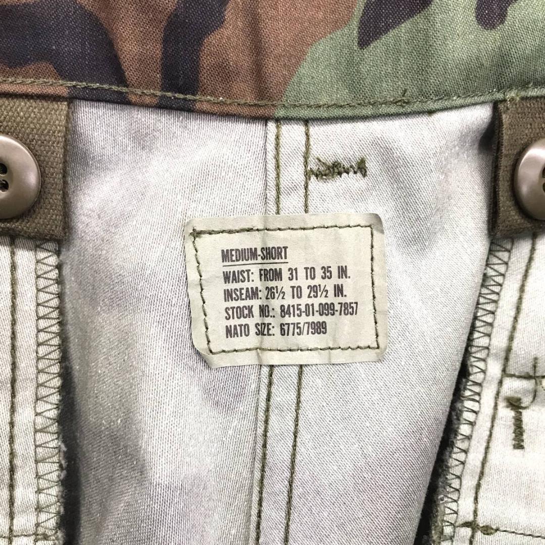 U.S ARMY : 80's M-65 フィールドパンツ★M★ウッドランドカモ