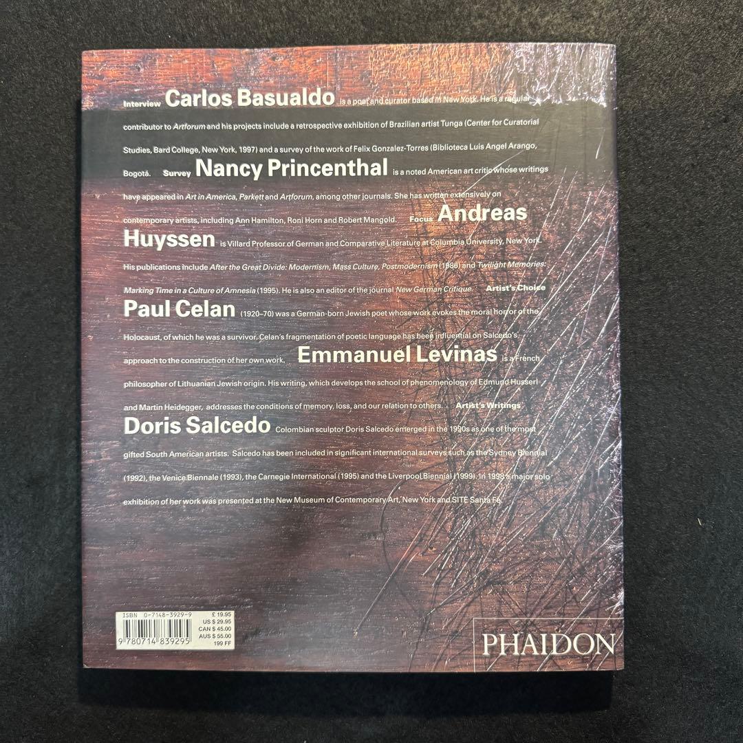 Doris Salcedo ドリス サルセド Contemporary 作品集