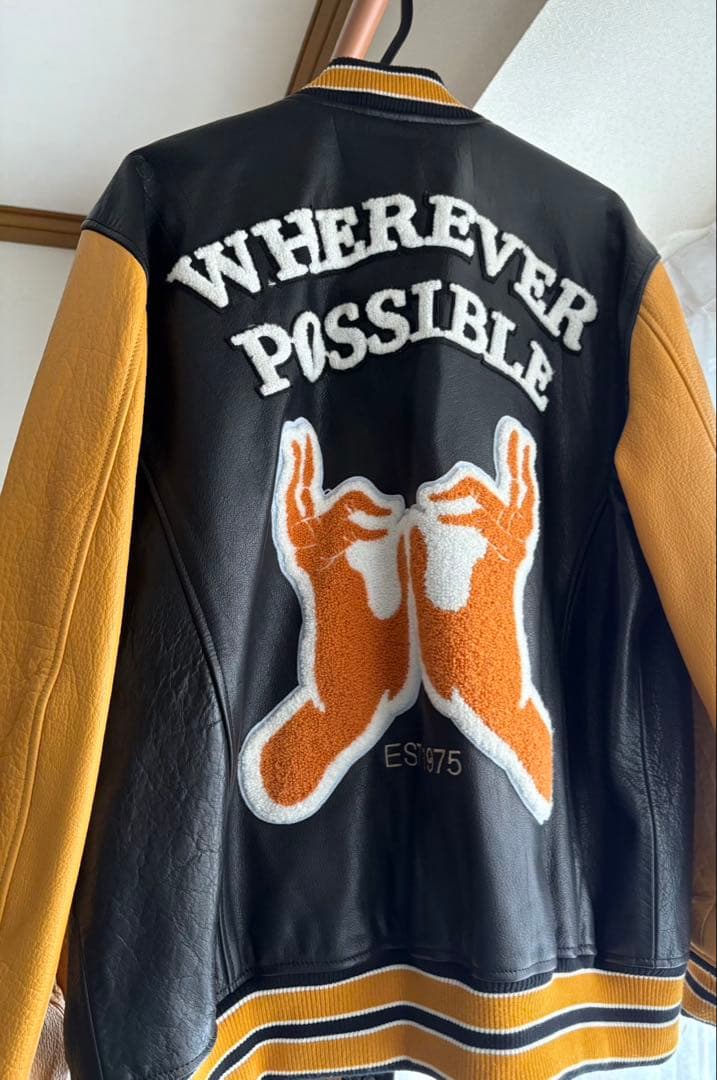 ZARA レザーボンバージャケット スタジャン 本革 XL