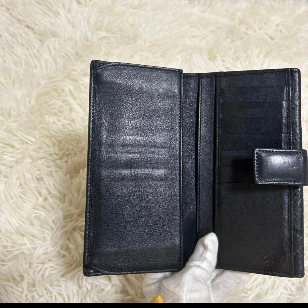 グッチ GG シマ インターロッキングGスタッツ　ブラック