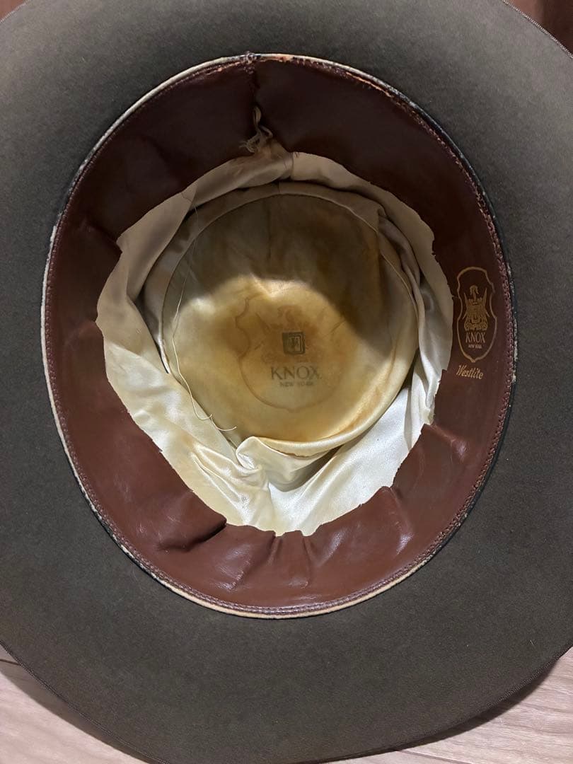 50's KNOX WESTLITE ビーバーフェルトハット ステットソン