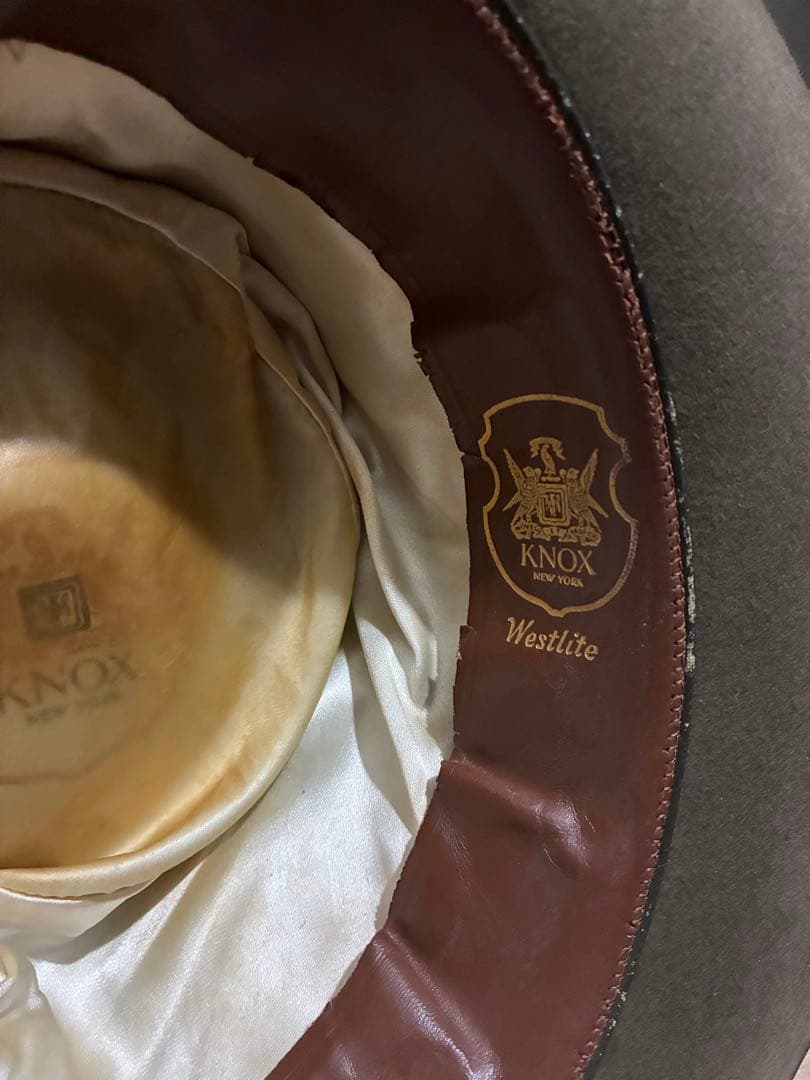 50's KNOX WESTLITE ビーバーフェルトハット ステットソン