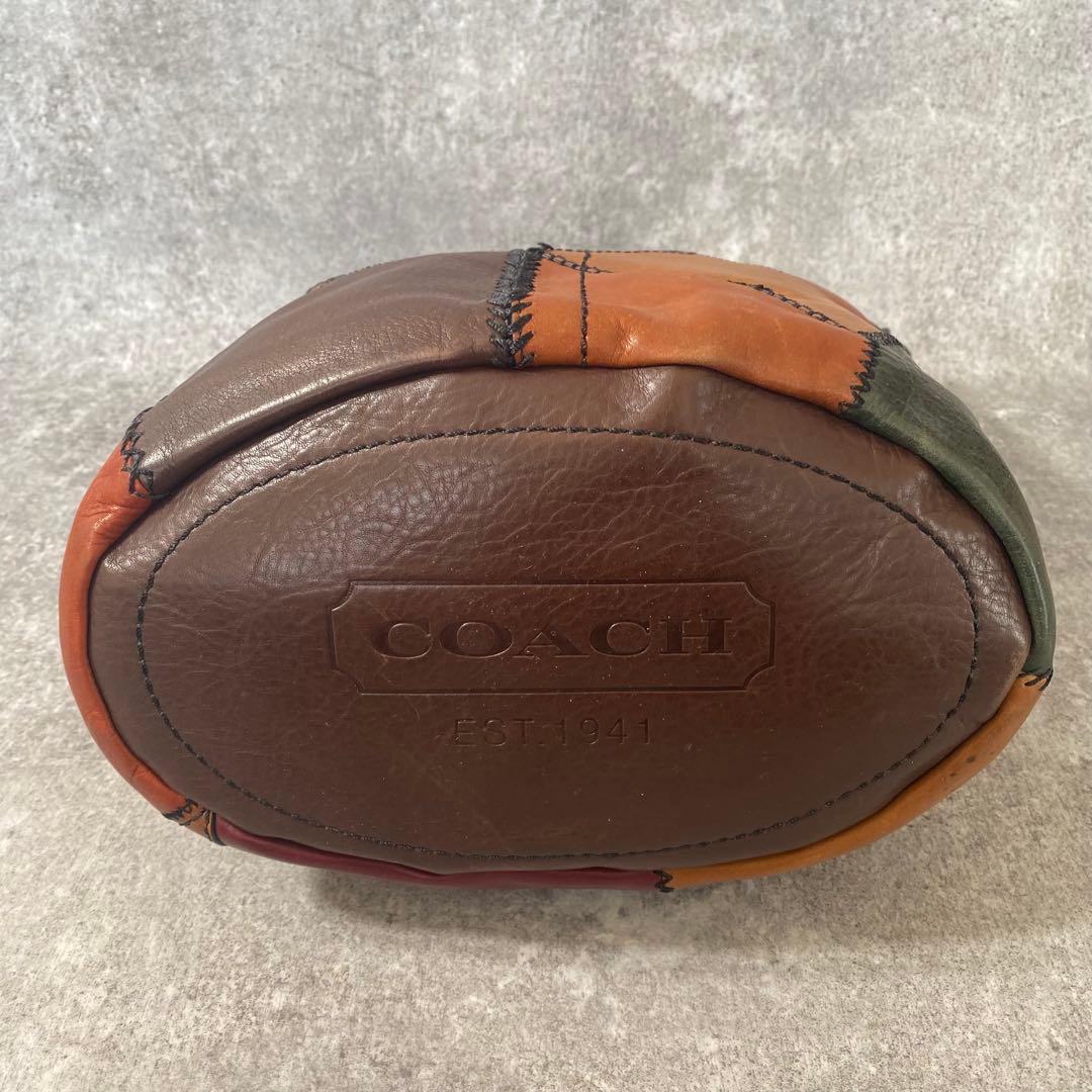 希少　コーチ　リミテッドエディション パッチワーク レザーショルダーバッグ