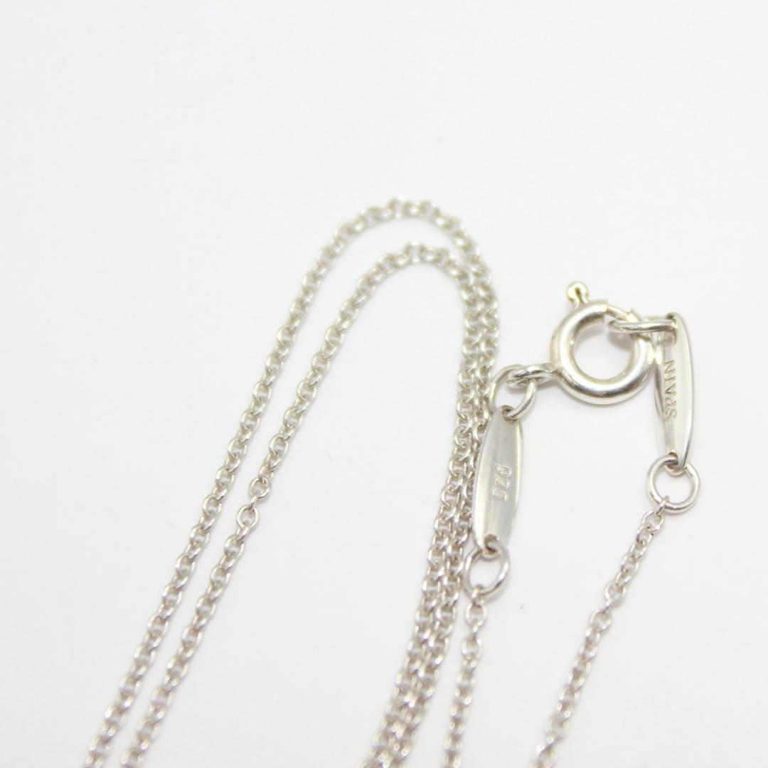 美品 Tiffany&Co. ティファニー オープンハート シルバー ネックレス
