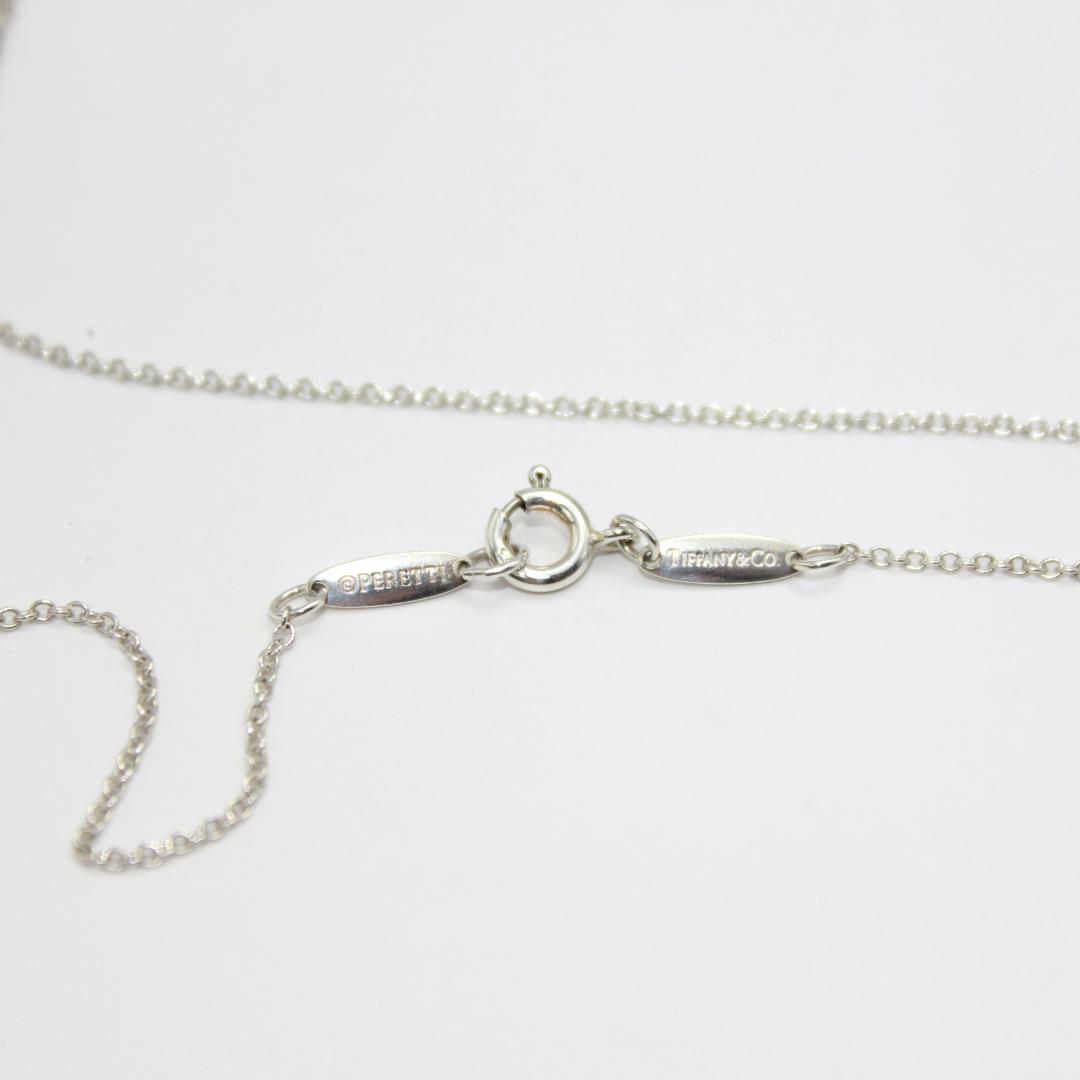 美品 Tiffany&Co. ティファニー オープンハート シルバー ネックレス