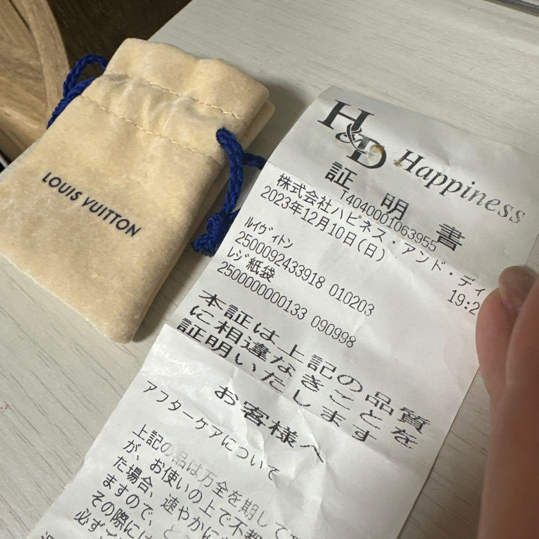 ゴールドロゴデザイン ピアス(両耳用)