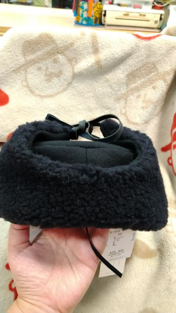 960☆　未使用！　ヨウジヤマモト　ワイズ　ボアウールイヤーキャップ　帽子