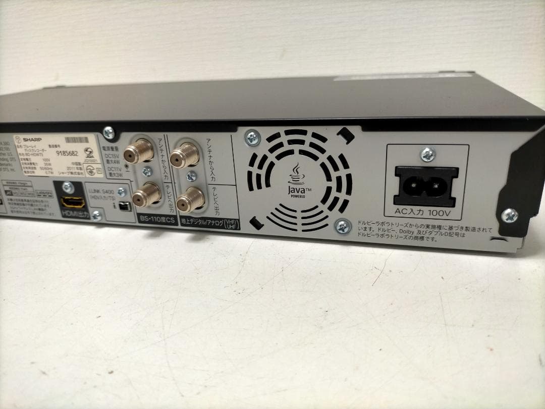 ブルーレイレコーダー　SHARP AQUOS BD-HDW73　48295-2