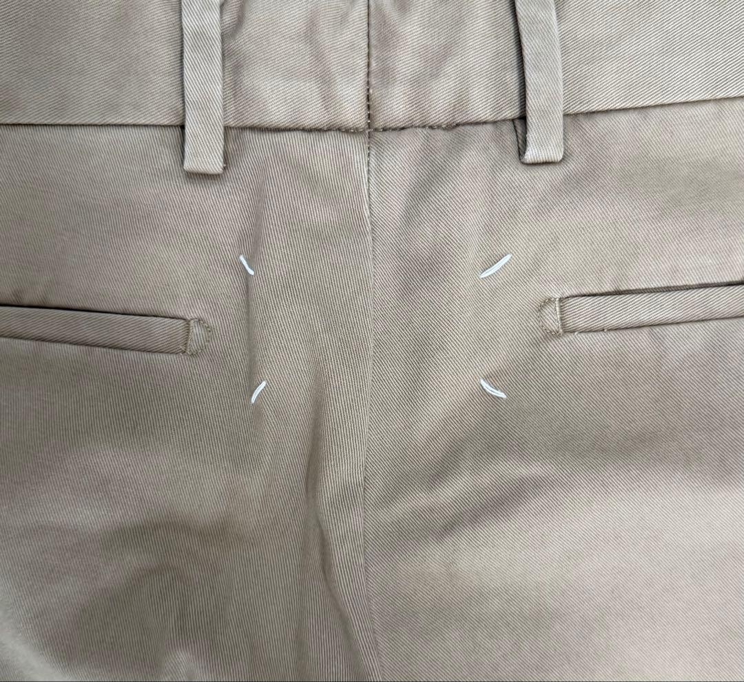 美品　Maison Margiela / マルジェラベージュ チノパン 48