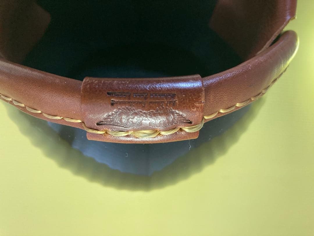 tt&co　旧型　レザートリム　ジョッキー　イヤーマフ 真鍮リベット　ハーレー