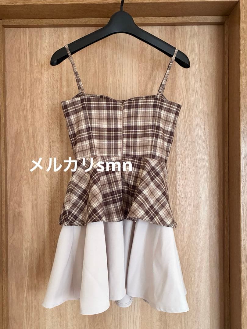 新品　rans フレアドレス　S ブラウン