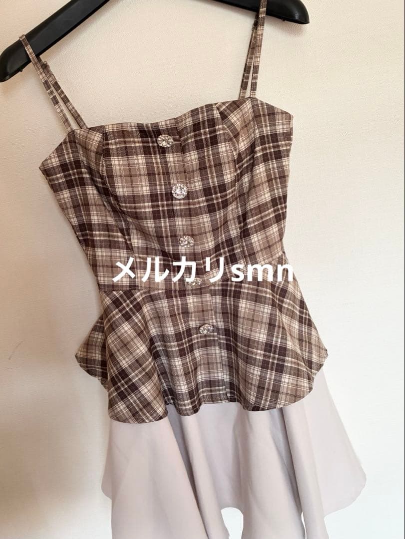 新品　rans フレアドレス　S ブラウン