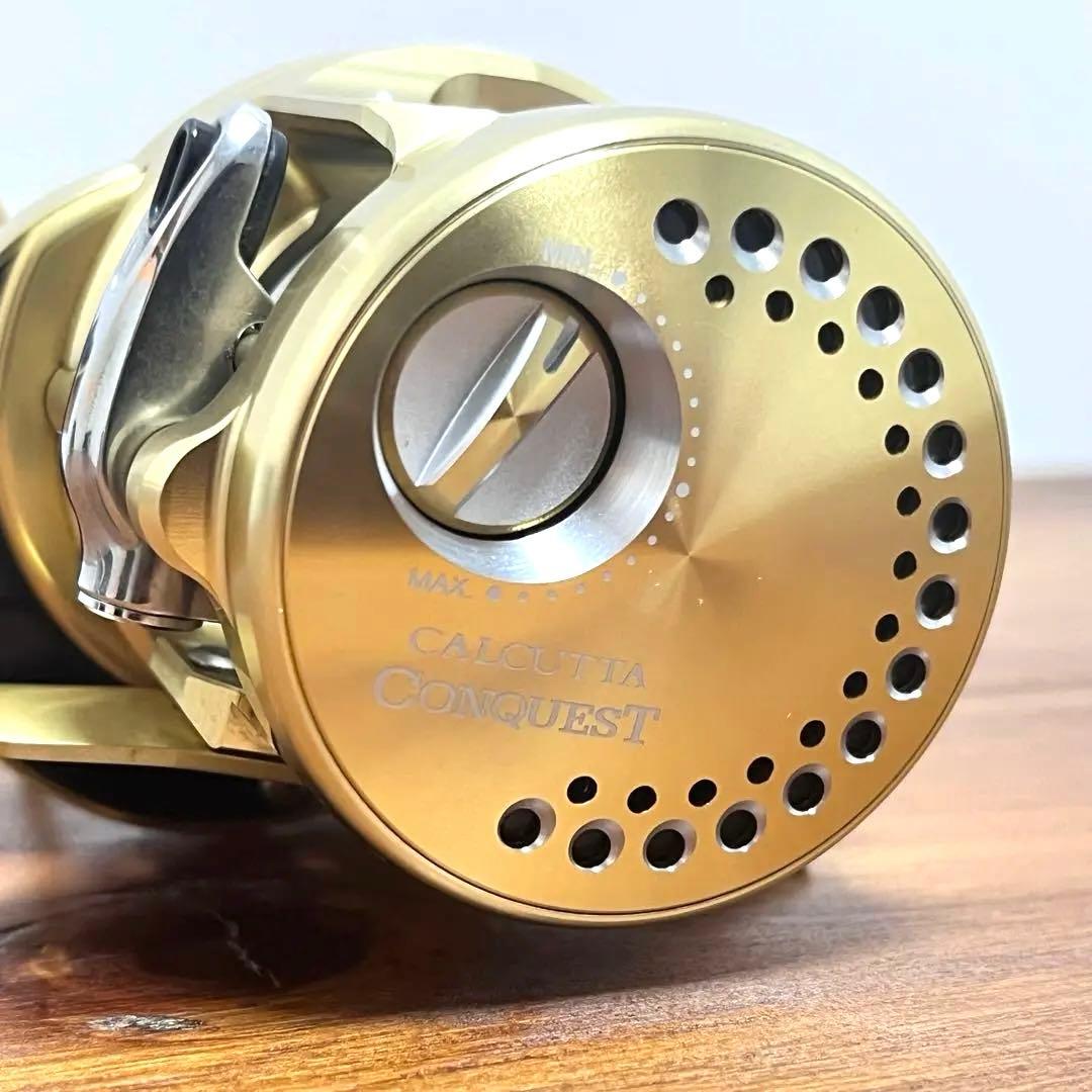 【美品】SHIMANO 14カルカッタ コンクエスト 100 ノーマルギア 右