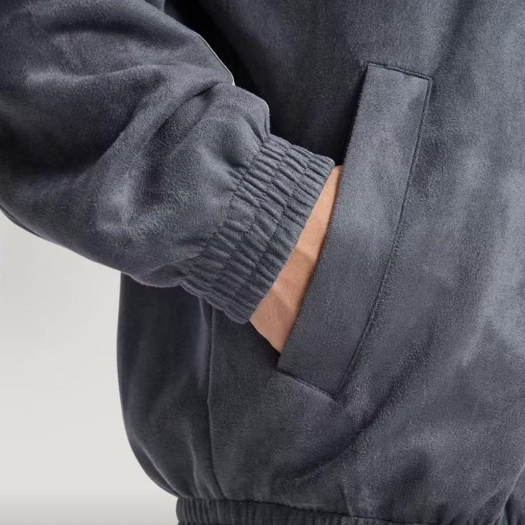 中国限定 アディダス 蛇年トラック スエード ジャケット ダークグレーM