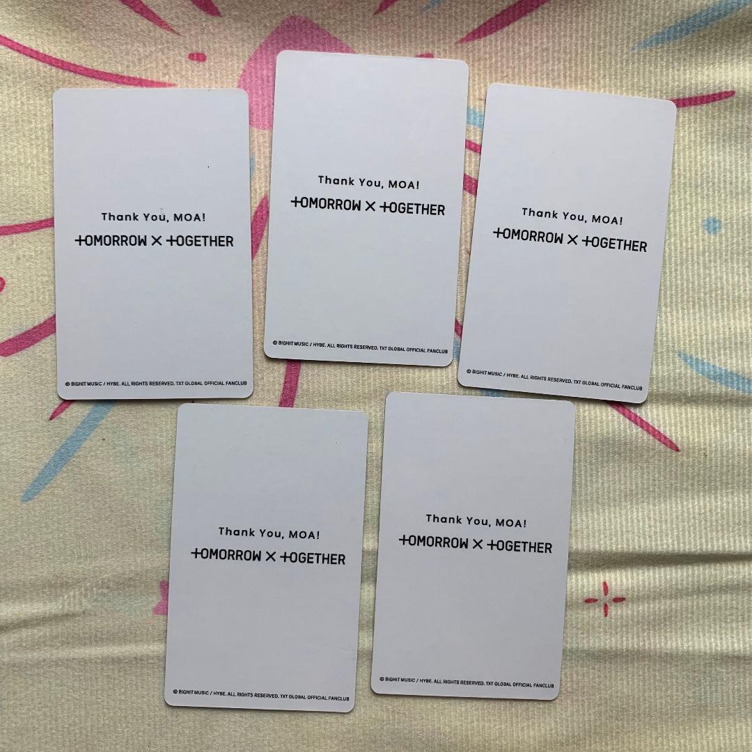 TXT 会員限定 FC アンケート トレカ 2021 当選 5枚