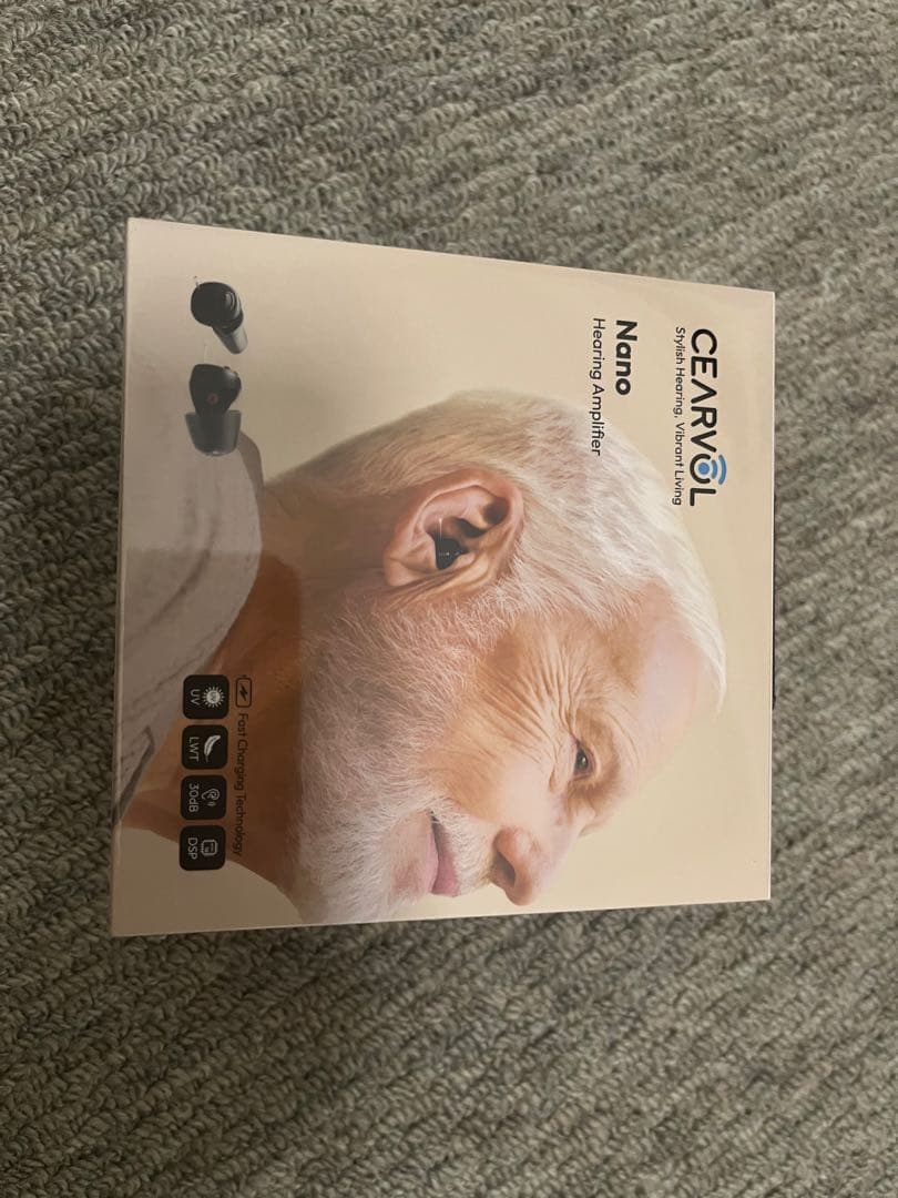 【新品未開封】Cearvol Nano 高齢者向け 集音器 ブラック25980円