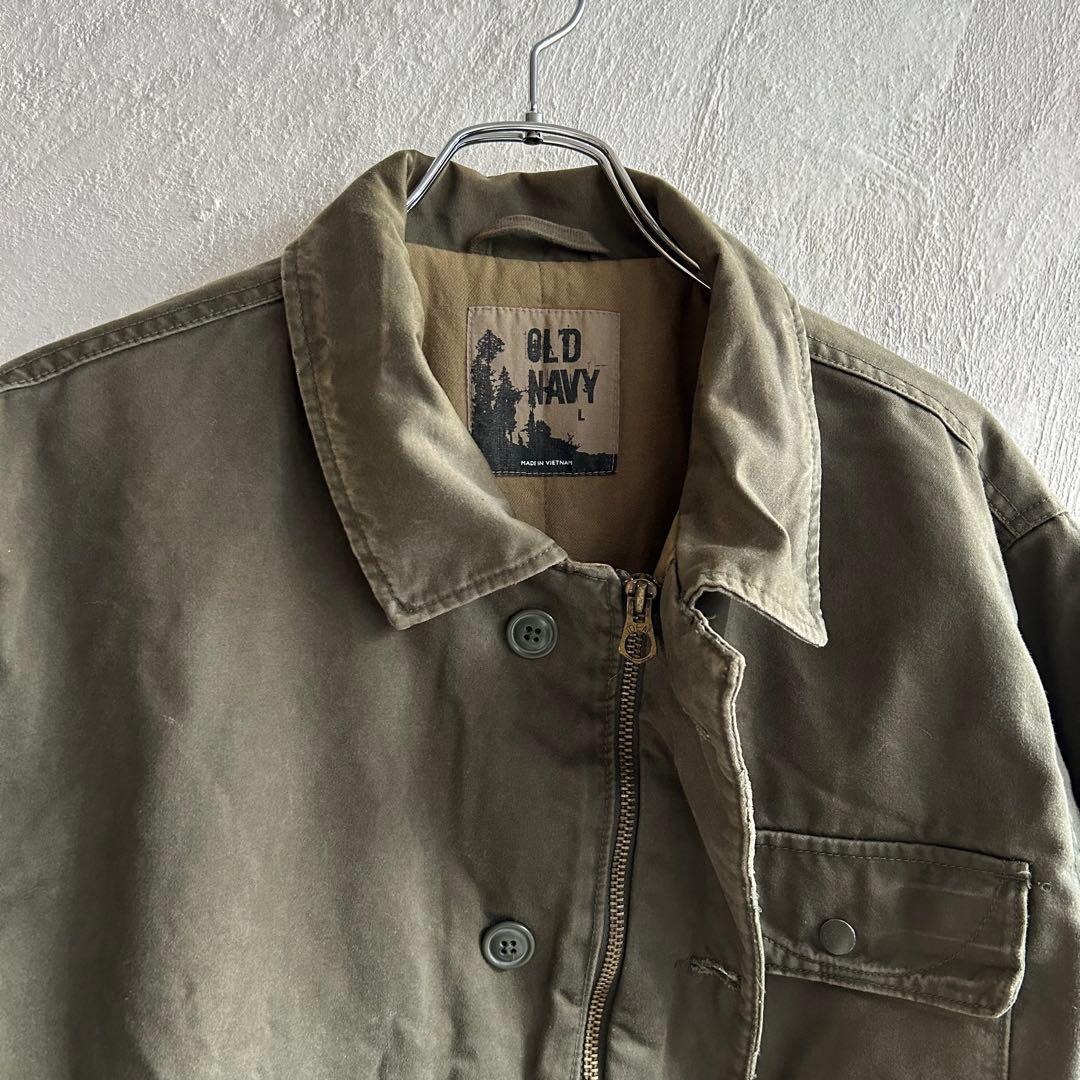 90S OLD NAVY A-2 デッキジャケット A2 コットン