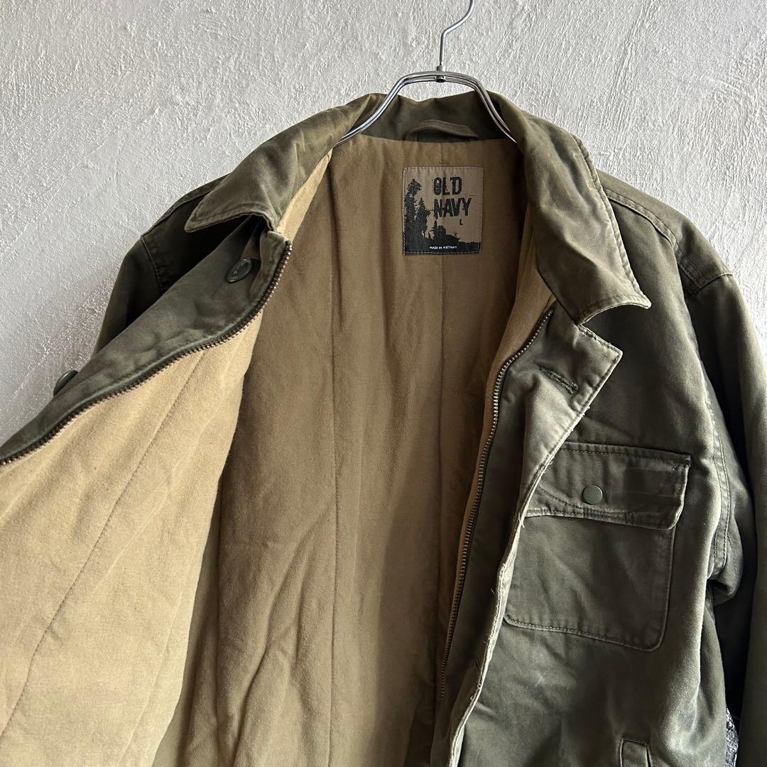 90S OLD NAVY A-2 デッキジャケット A2 コットン