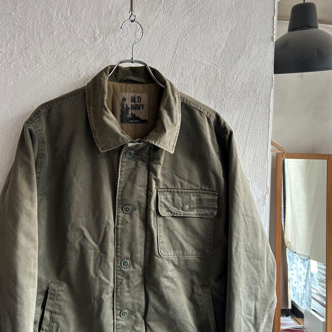 90S OLD NAVY A-2 デッキジャケット A2 コットン