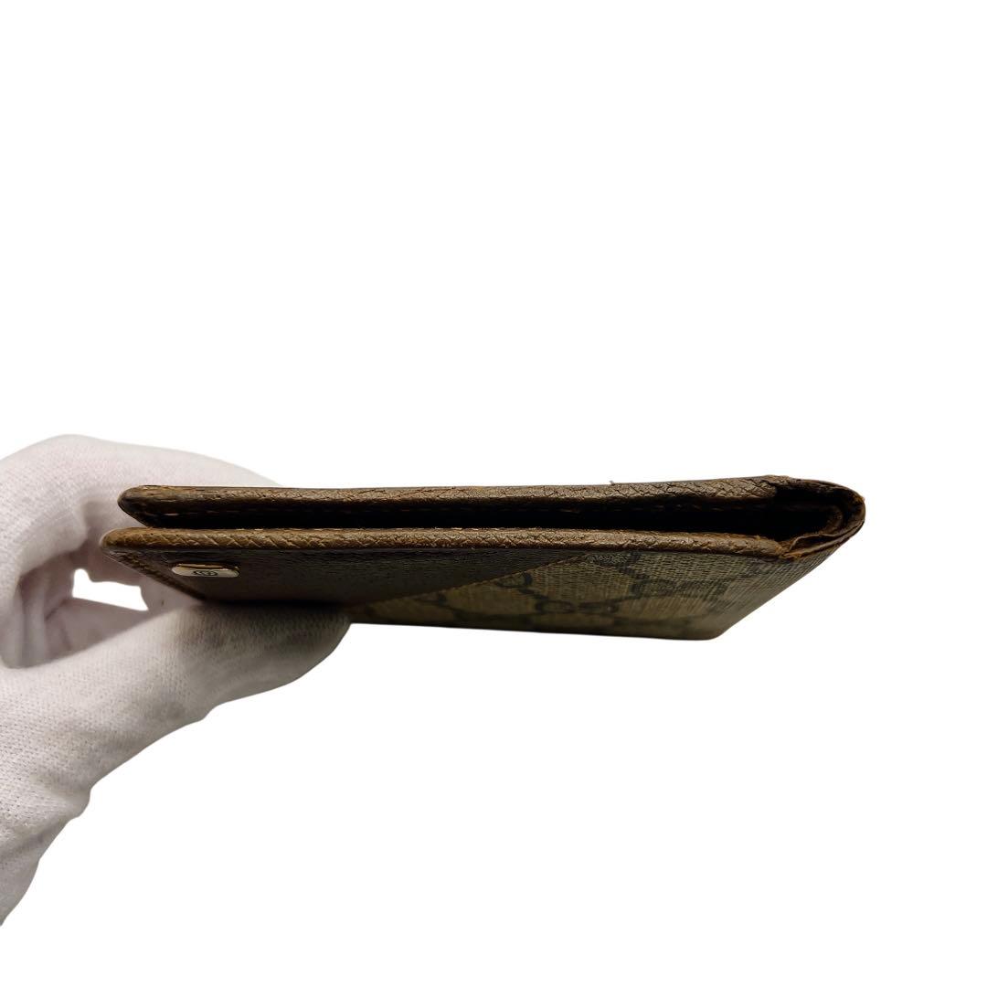 OLD GUCCI GGシュプリーム インターロッキング 折り財布 7715