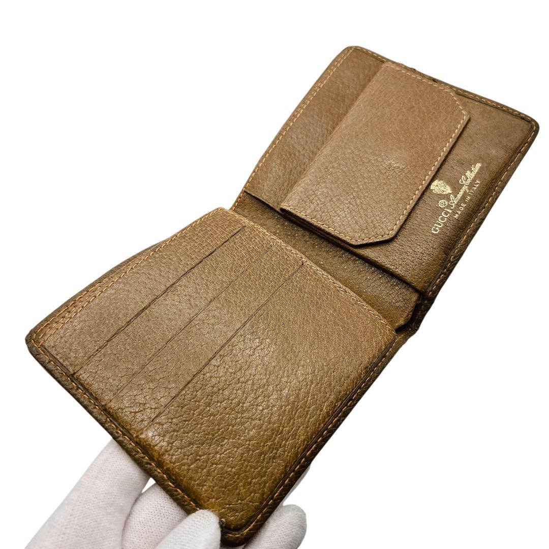 OLD GUCCI GGシュプリーム インターロッキング 折り財布 7715