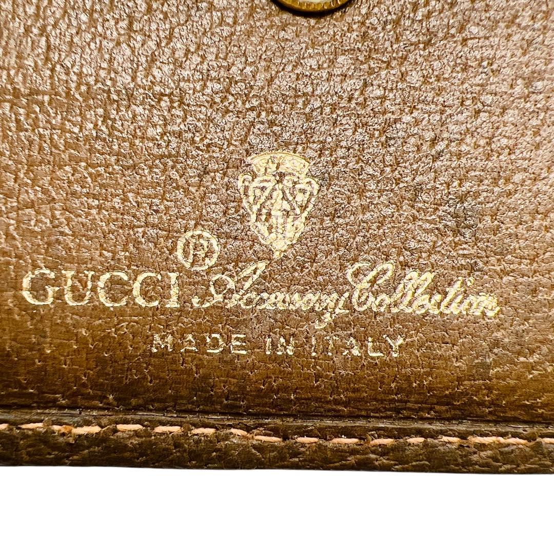 OLD GUCCI GGシュプリーム インターロッキング 折り財布 7715