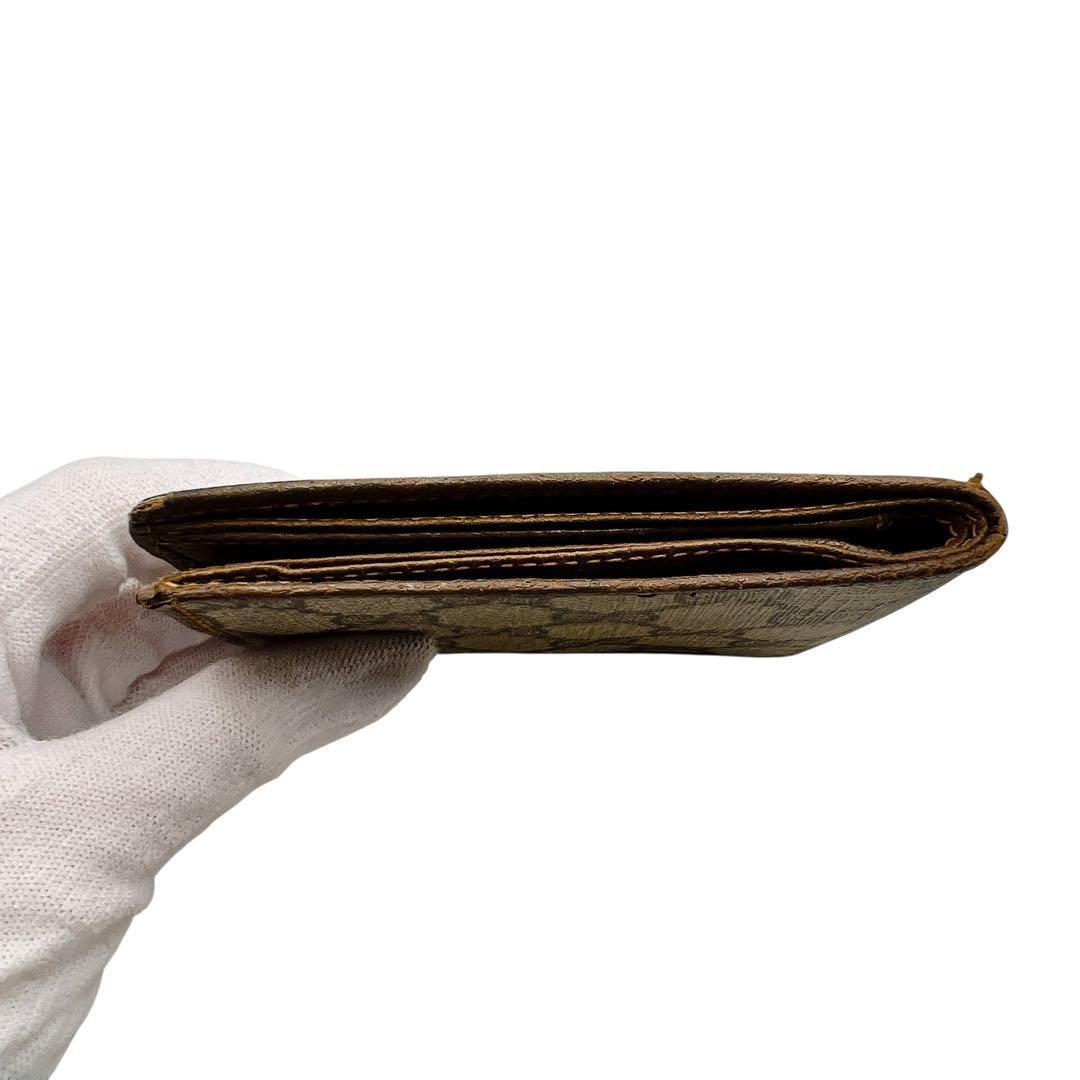 OLD GUCCI GGシュプリーム インターロッキング 折り財布 7715