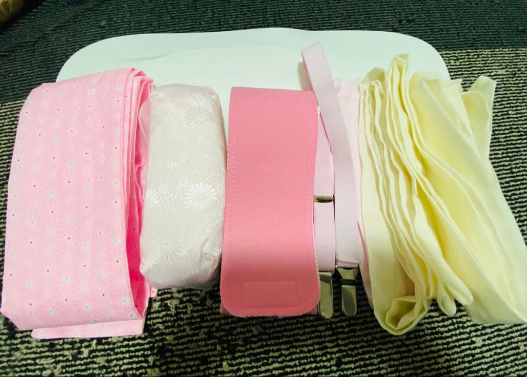 卒業式　成人式　振袖 千鳥格子柄