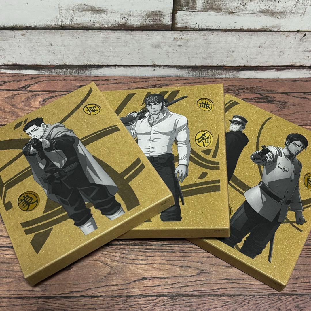 ゴールデンカムイ初回限定版 DVD 4、5、6巻 アニメイト収納BOXセット