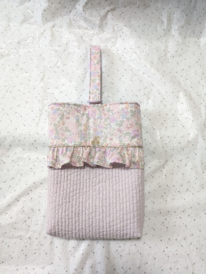 リバティ　レッスンバッグ上履き入れ体操服袋　ハンドメイド　ベッツィ×ヌビ