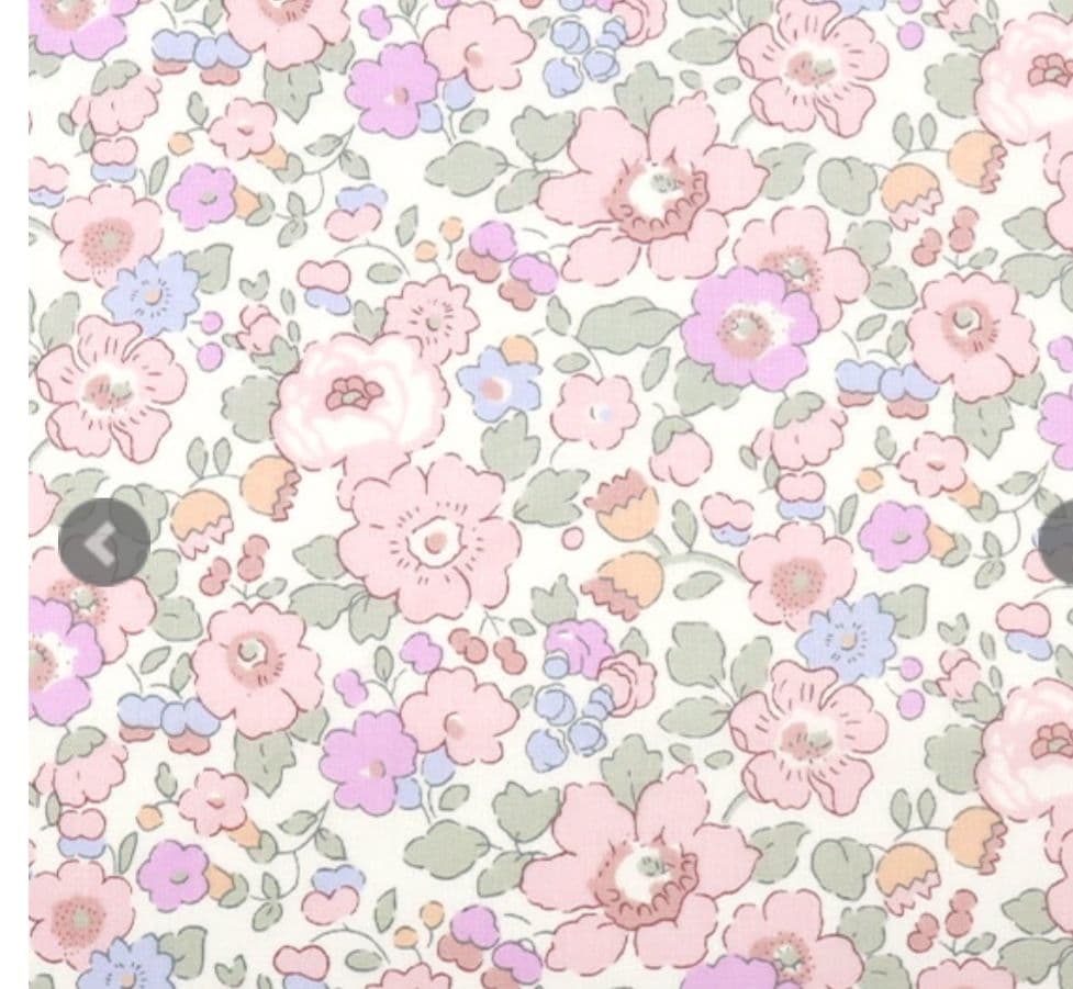 リバティ　レッスンバッグ上履き入れ体操服袋　ハンドメイド　ベッツィ×ヌビ