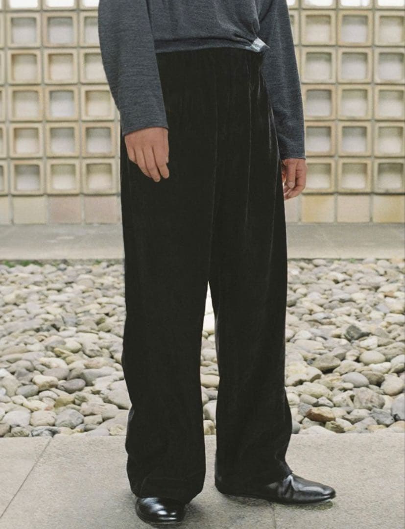 LIDNM RAYON VELVET M-52 PANTS Sサイズ