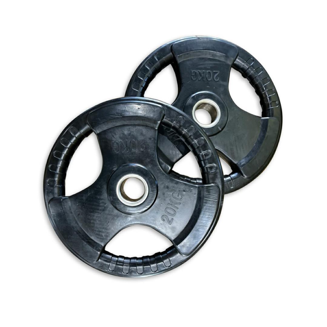 Φ 50mm ラバープレート 20kg 8枚 計160kg SET