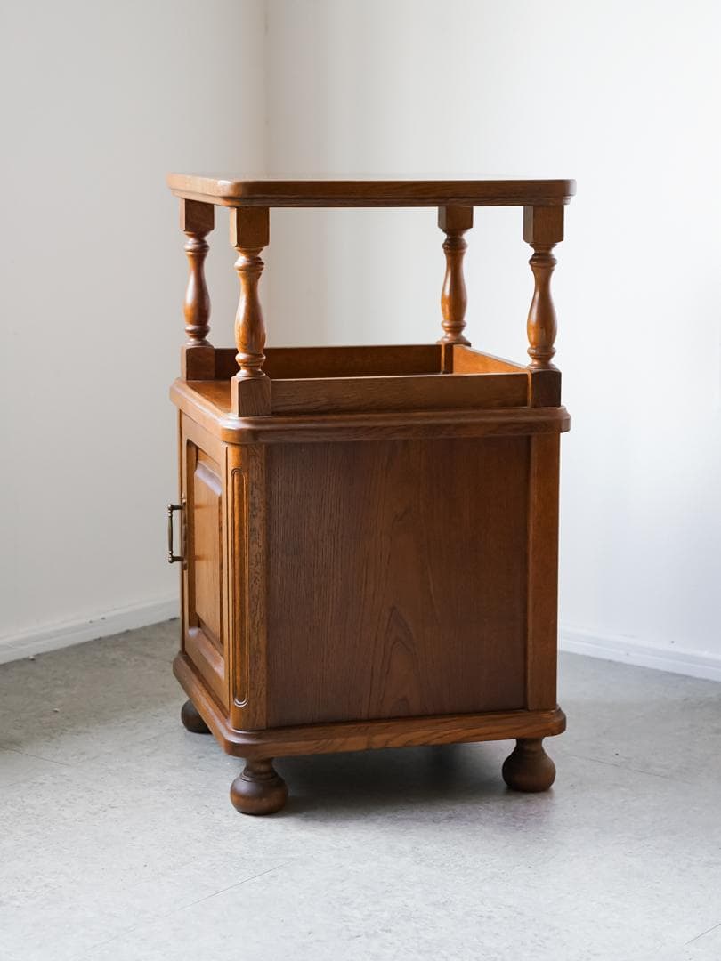 70-80's \"日家工芸\" コンソール キャビネット デスク レトロモダン