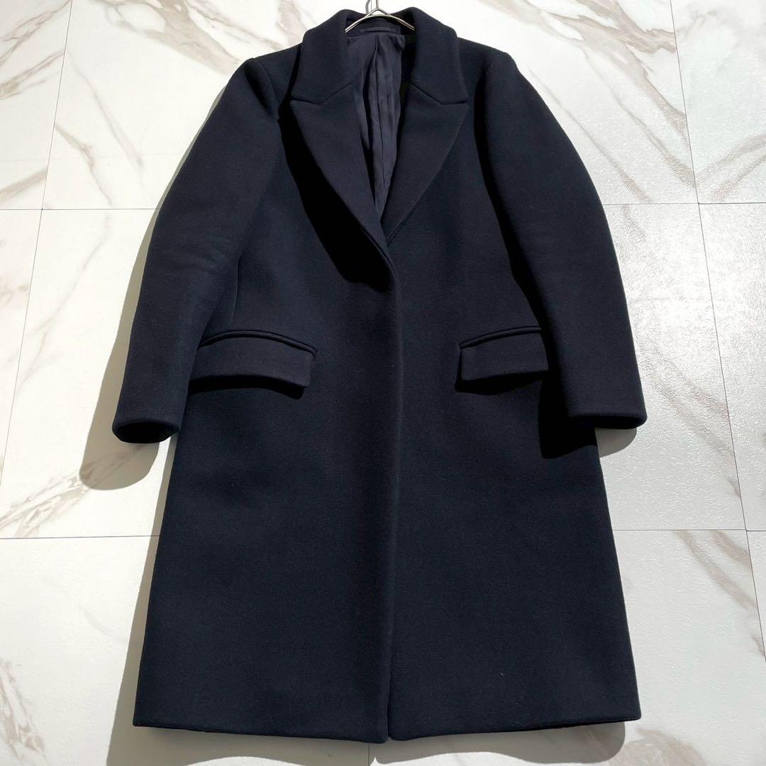 極美品 6 ユナイテッドアローズ チェスターコート ROKU ロング丈 【221