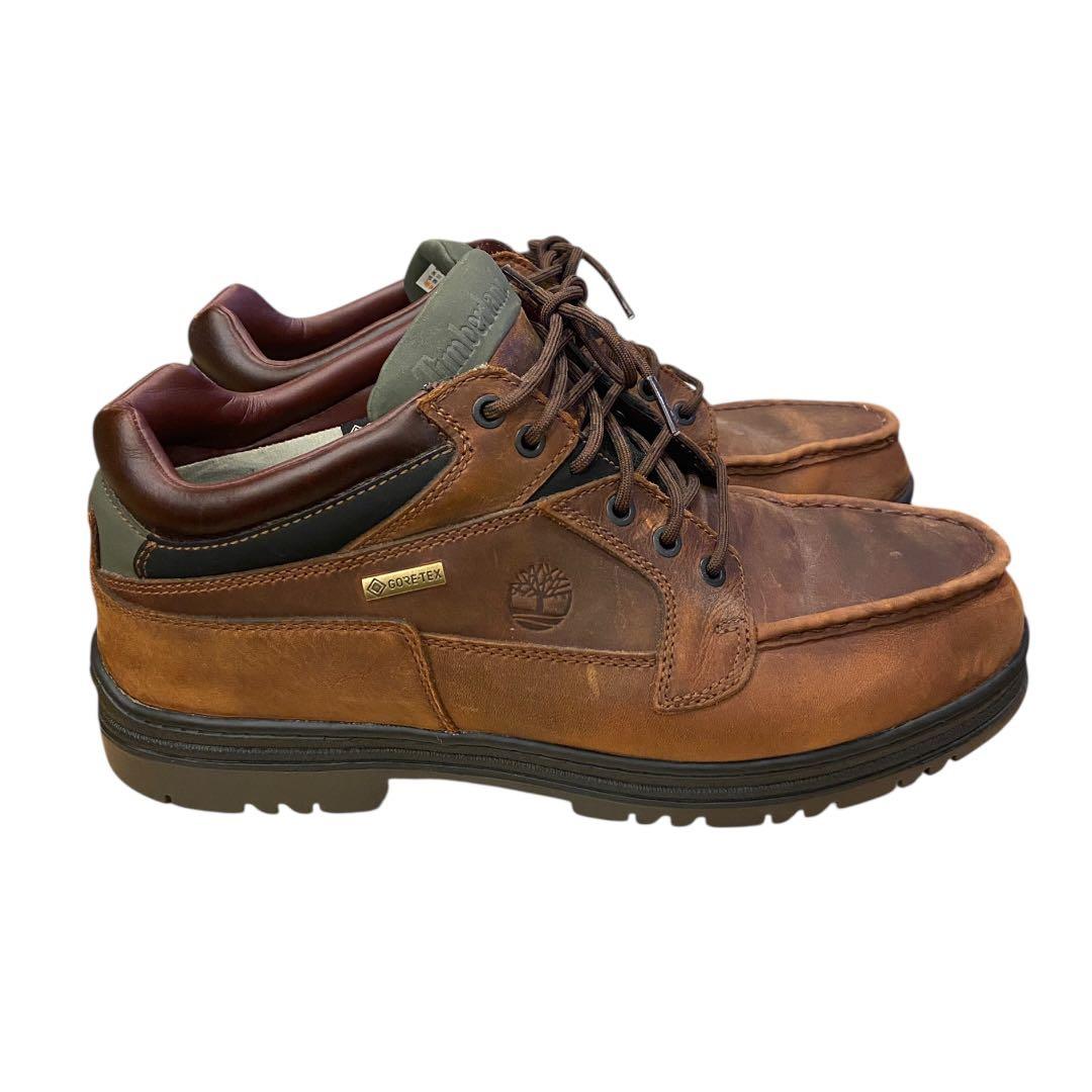 靴 timberland moc toe Mid gtx brown us 12