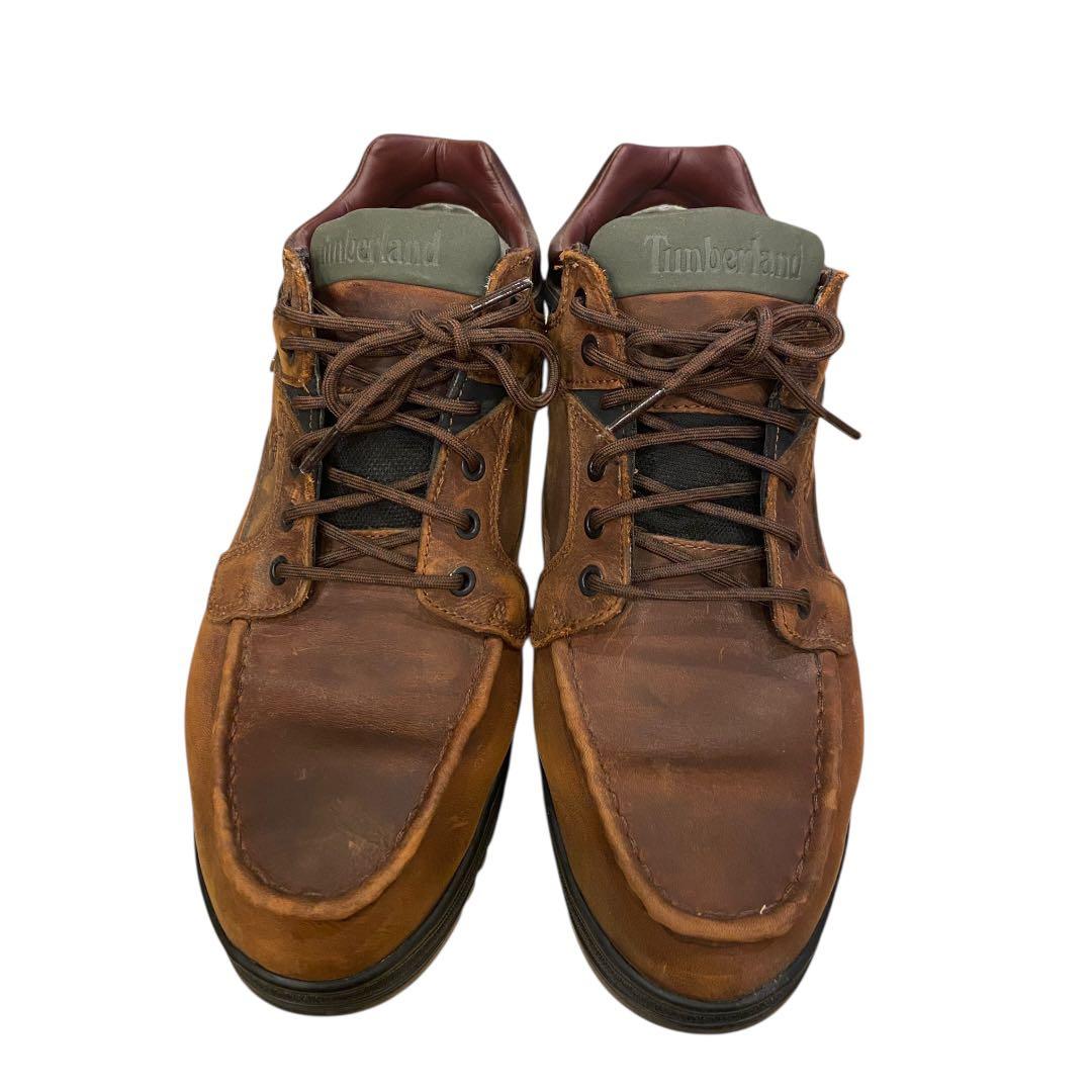 靴 timberland moc toe Mid gtx brown us 12