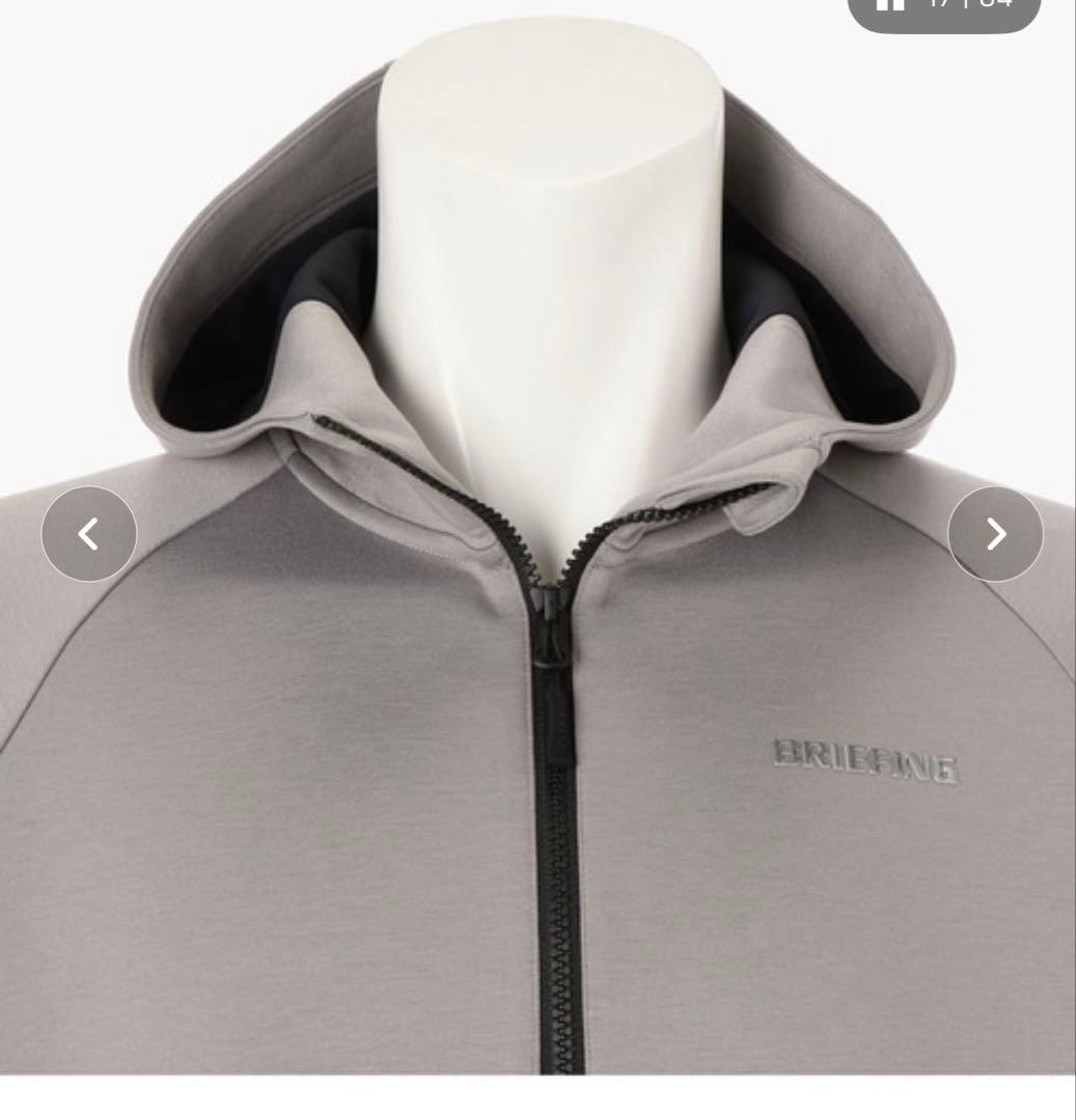 ブリーフィング　MEN’S WARM 3D LOGO PARKA 色グレー　Ｌ