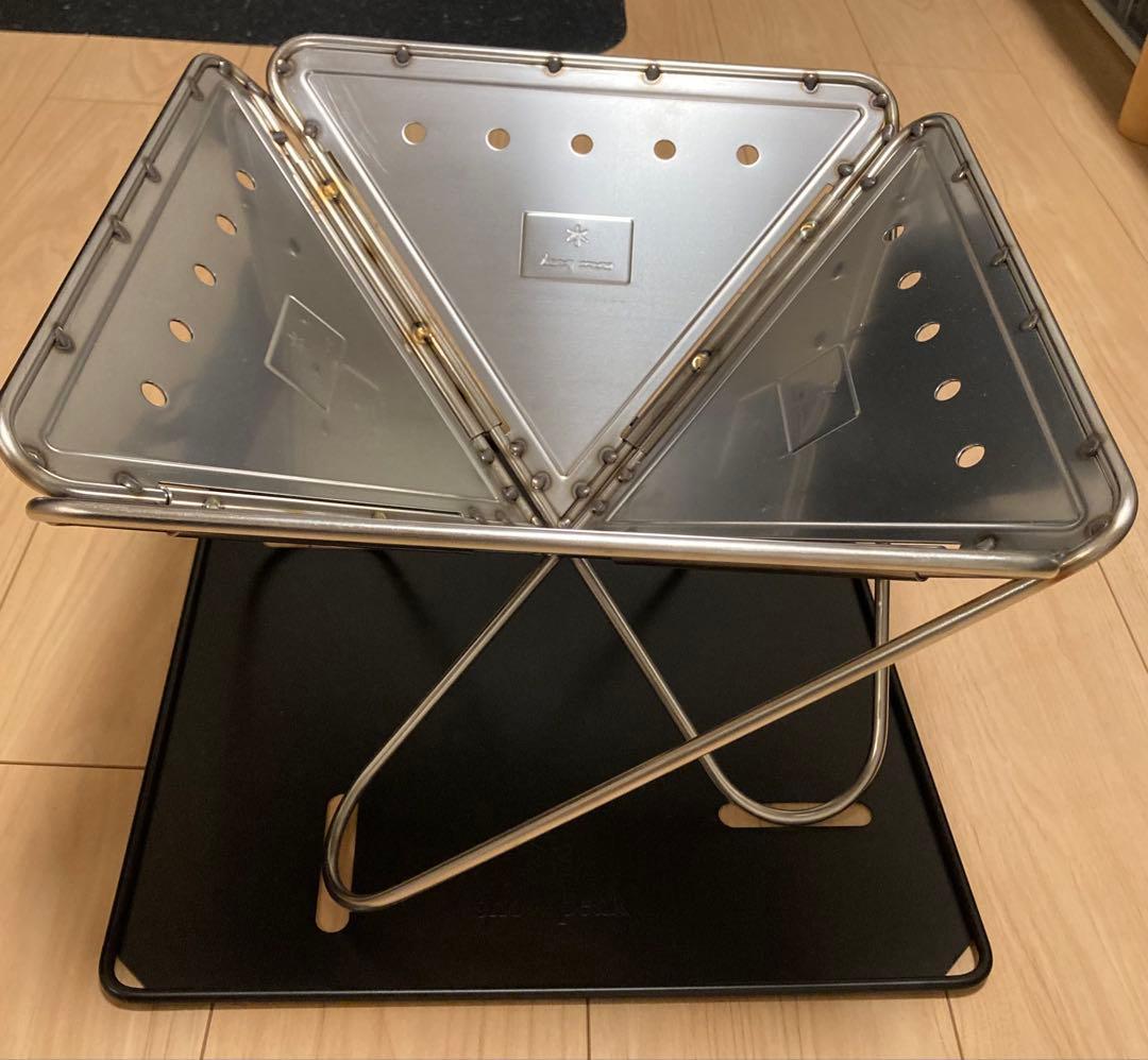  peak スノーピーク焚き火台M+ベースプレート