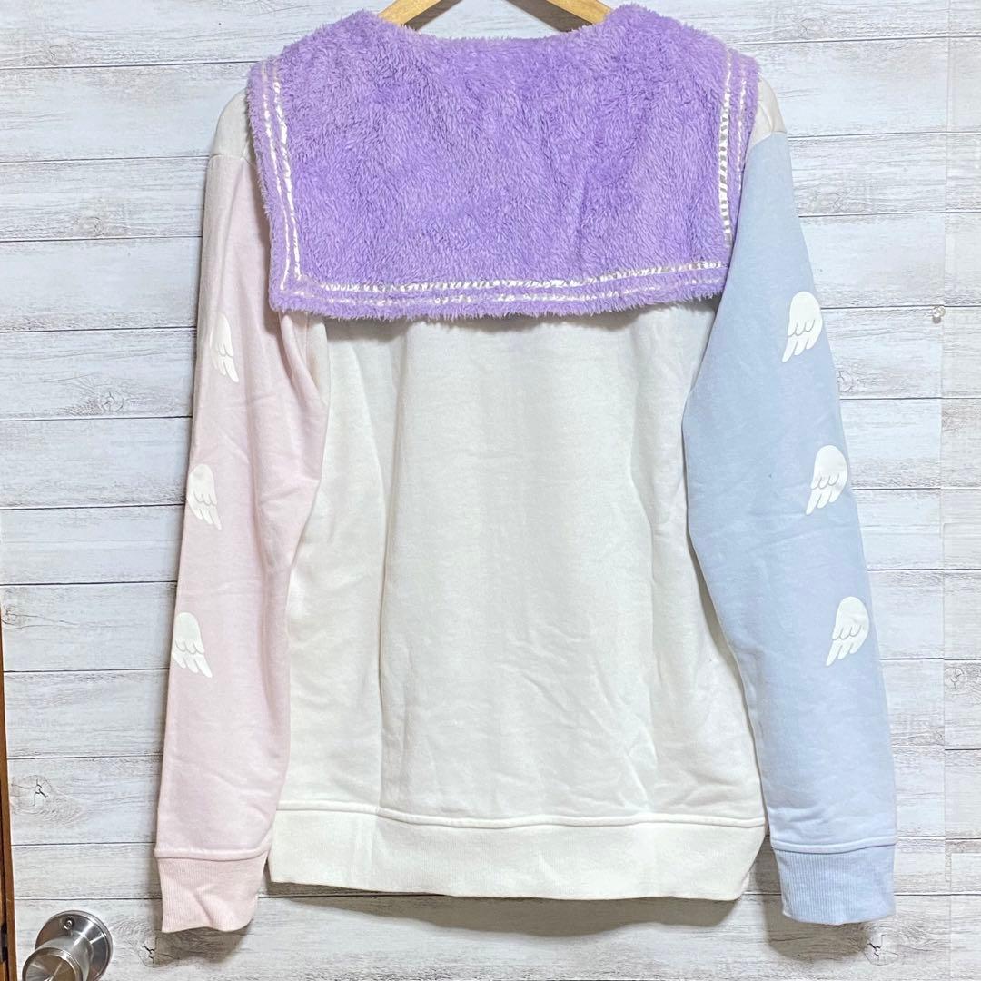 LISTEN FLAVOR パーカー フード付きパーカー ハート型 セーラー