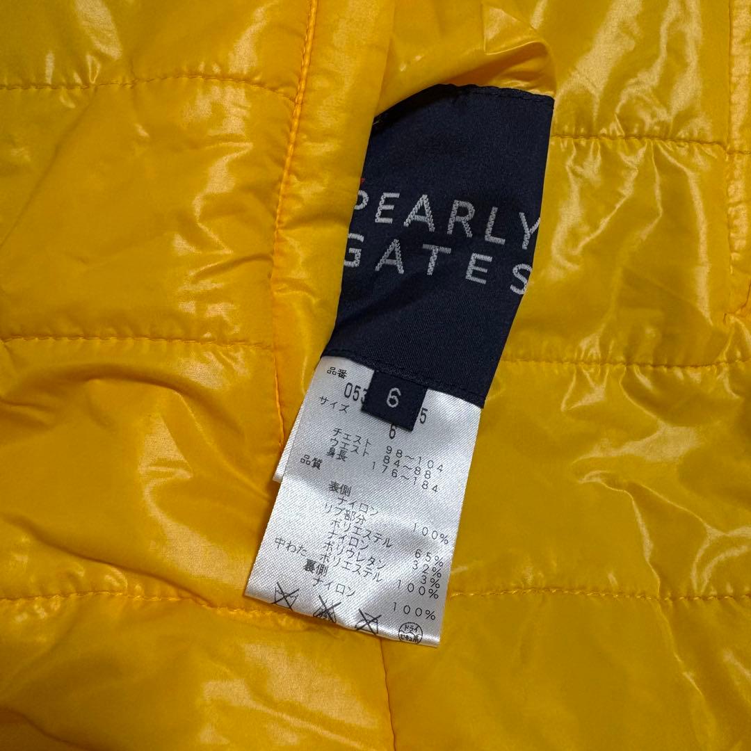 高機能4wayパーリーゲイツ　リバーシブル　中綿ジャケット　ハーフジップ　ロゴ