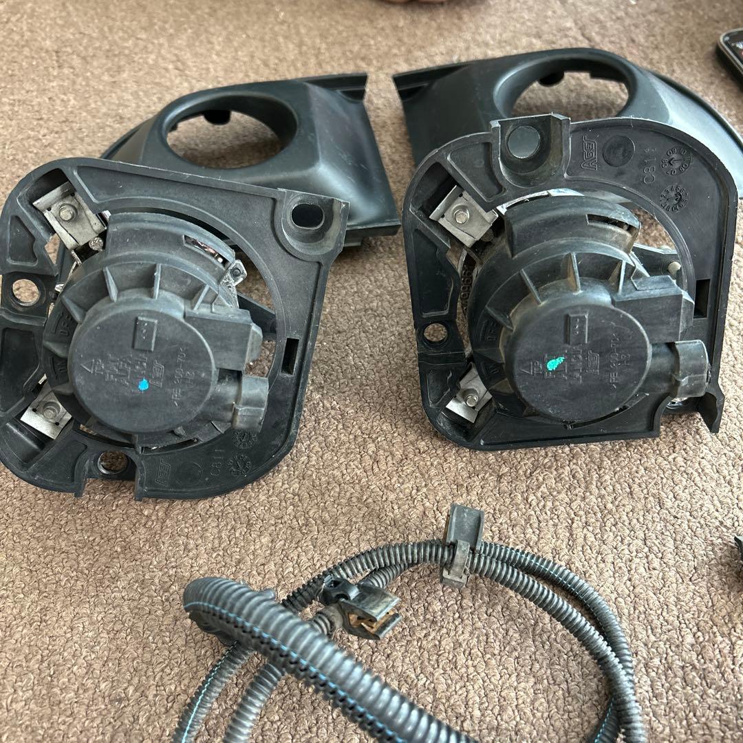 フィアット500フォグランプ 2個セット 配線ハーネス付き