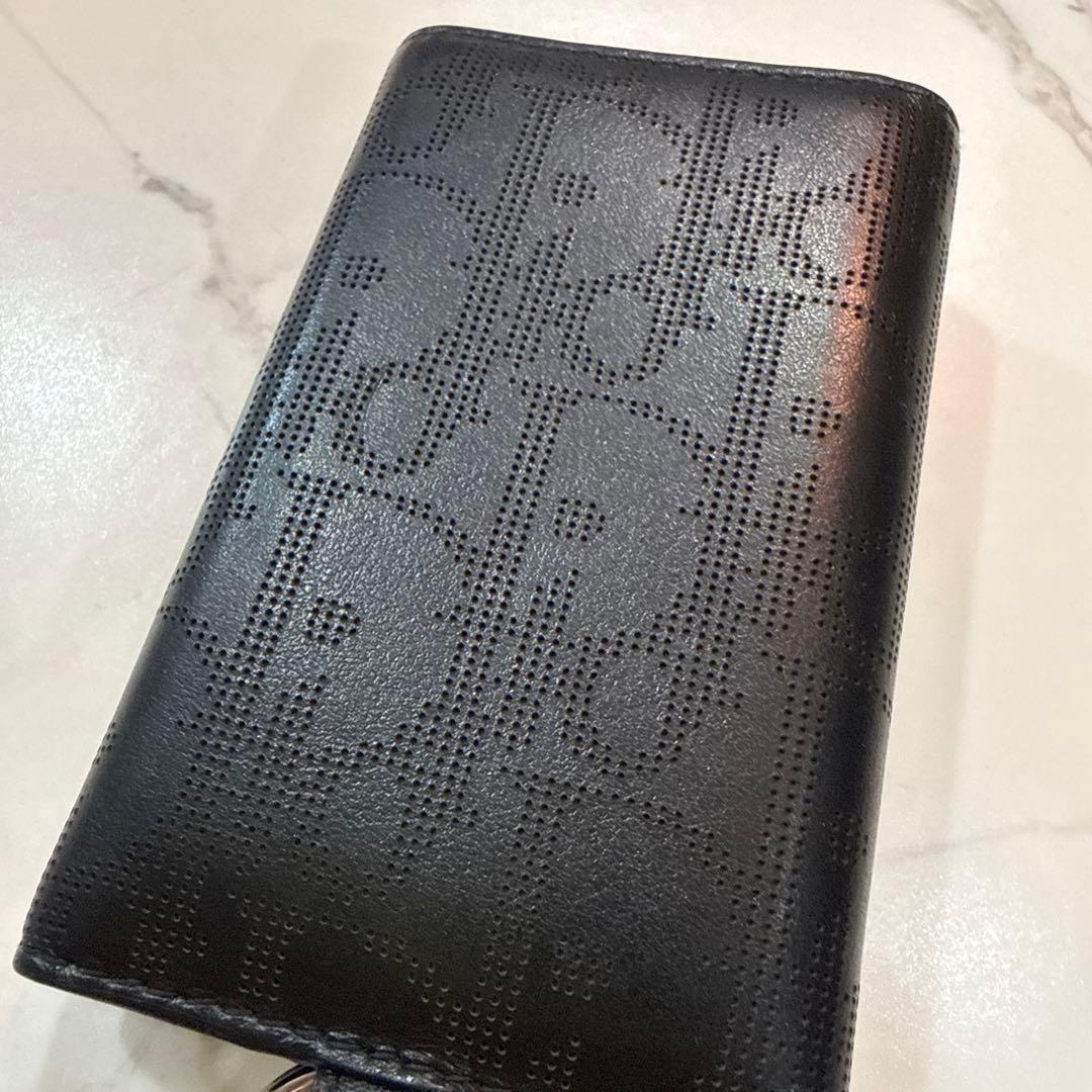 Dior ブラック レザー キーケース