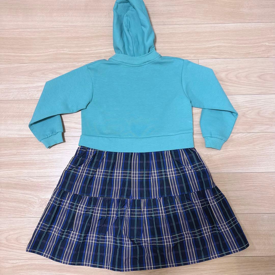 Paul Smith JUNIOR チェックスカートドッキングワンピース　130