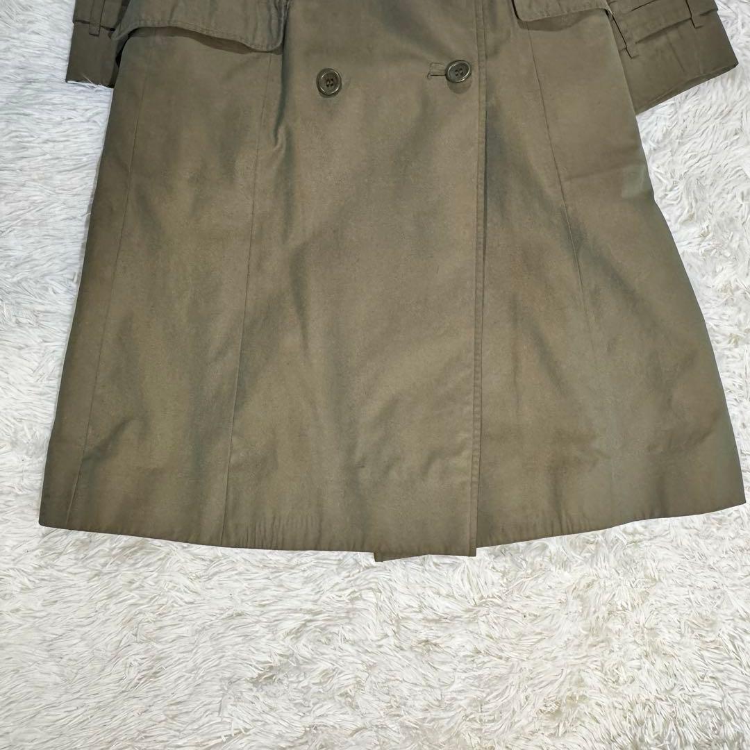 ヴィンテージ✨訳あり✨バーバリーズ トレンチコート カーキ色 ノバチェック