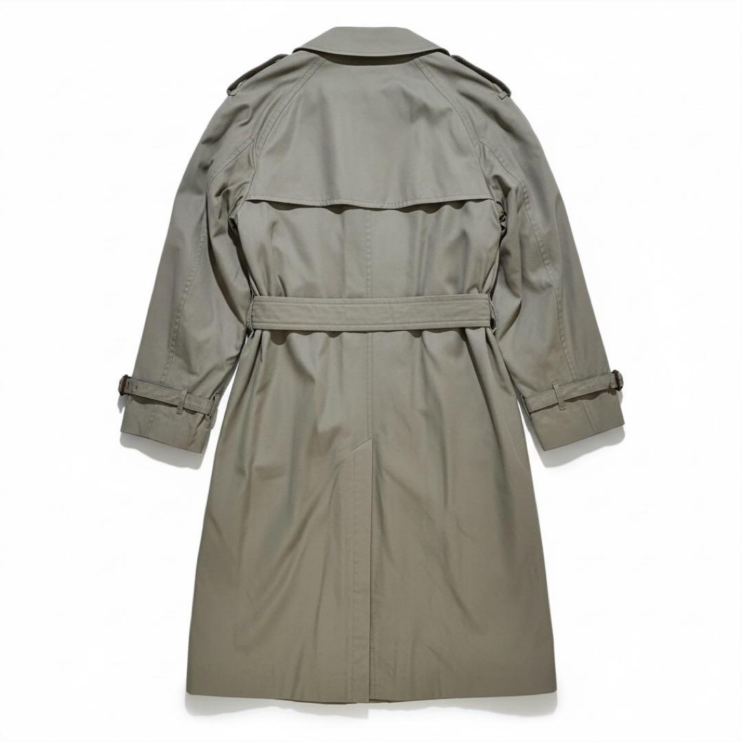 ヴィンテージ✨訳あり✨バーバリーズ トレンチコート カーキ色 ノバチェック