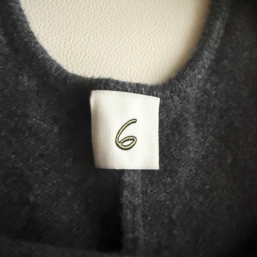 【6 ロク】 ウール カシミヤ オールインワン サロペット 38 柔らかい