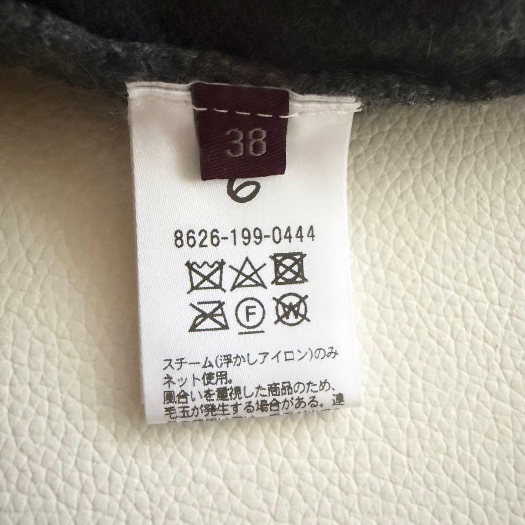 【6 ロク】 ウール カシミヤ オールインワン サロペット 38 柔らかい