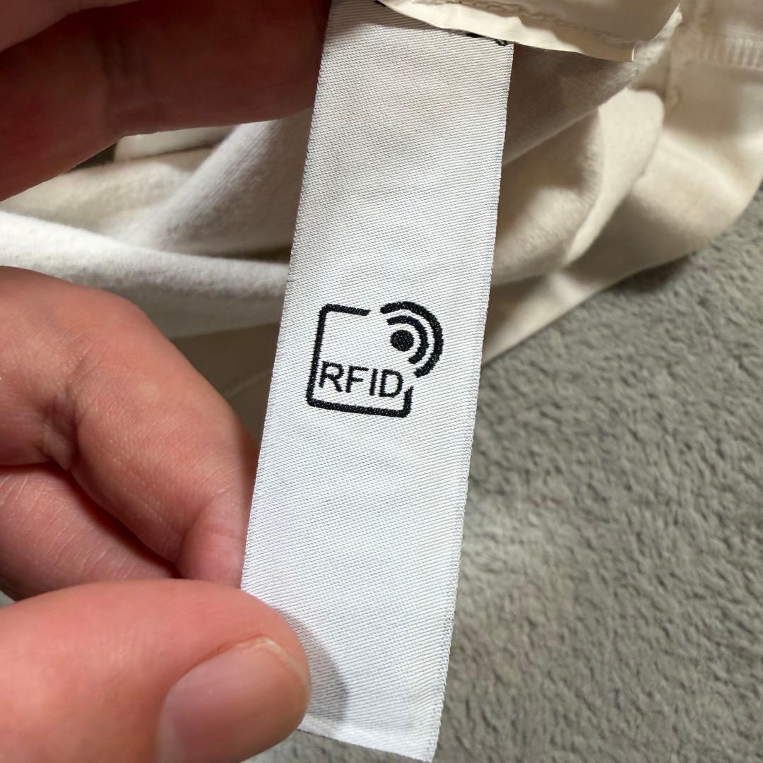 ストーンアイランド　ホワイト　白　751564450 厚手　長袖Tシャツ　L