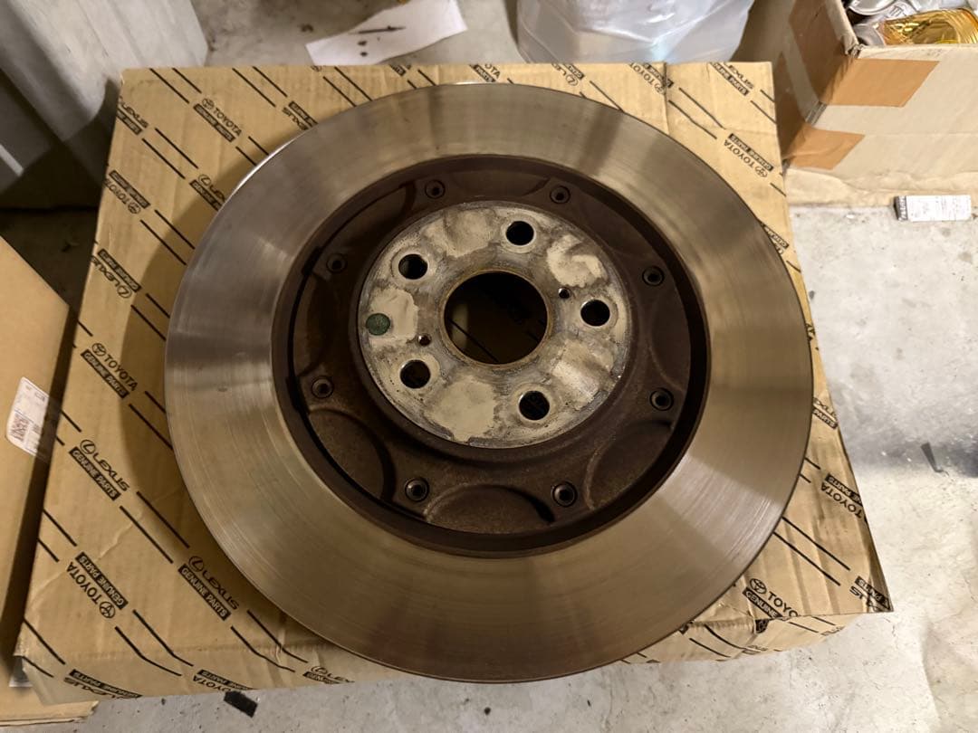 (送料込み)レクサスLS500 Fスポーツ フロント左右ブレーキローター